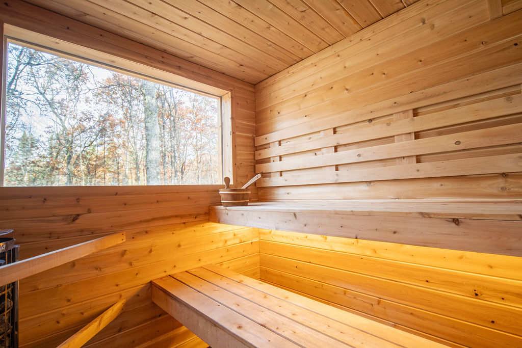 SAUNA INSIDE WIDE